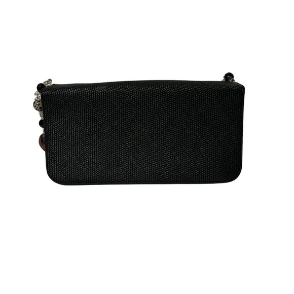 Renaud Pellegrino Black Shoulder Bag with Beaded Strap - Picture 2 of 8